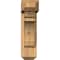 Ekena Millwork Olympic Craftsman Smooth Bracket w/ Offset Brace, Western Red Cedar, 5 1/2"W x 16"D x 20"H BKT0604X16X20OLY04SWR - alternate 2